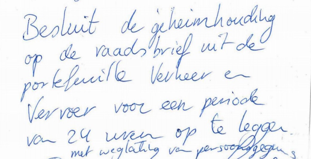 Geheim rapport Uithoflijn alsnog openbaar na handgeschreven oproep gemeenteraad Utrecht