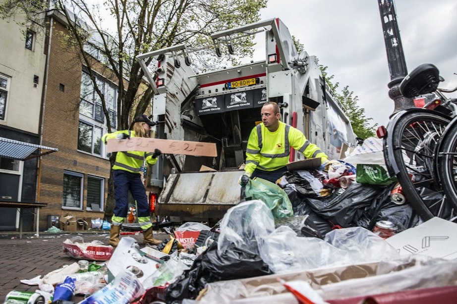 Foto’s: Grote schoonmaak na Koningsdag
