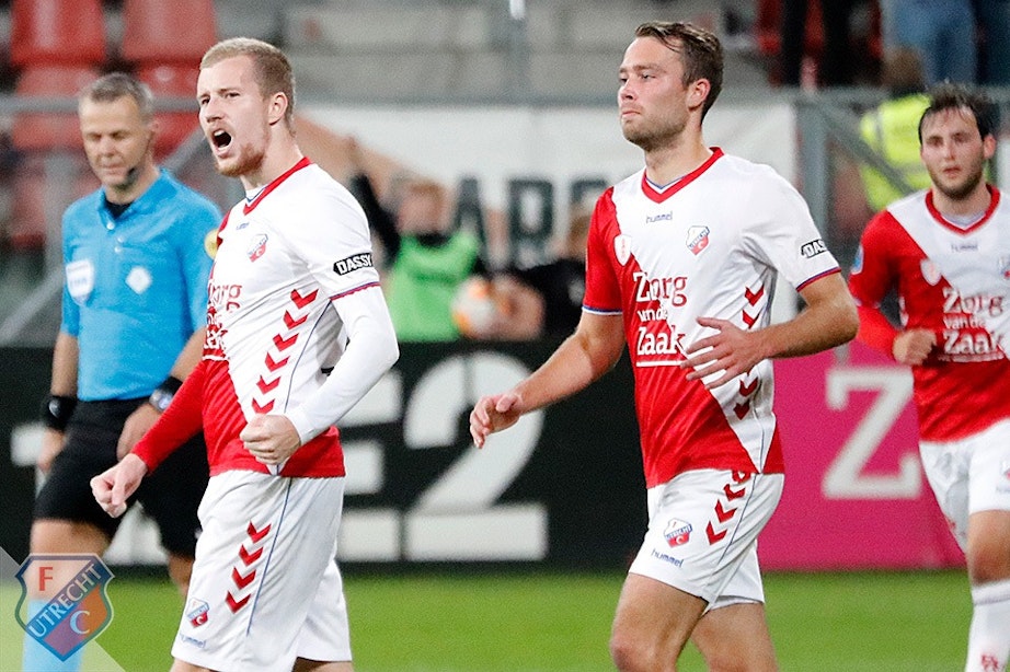 Eerste treffers Simon Gustafson helpen FC Utrecht aan zege tegen NAC