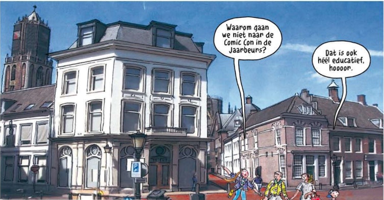 Utrechts Monumentenfonds bestaat 75 jaar en maakt Utrechts stripboek over monumenten