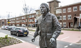 Croeselaan krijgt vorm; Levensgroot standbeeld van Che Guevara geplaatst