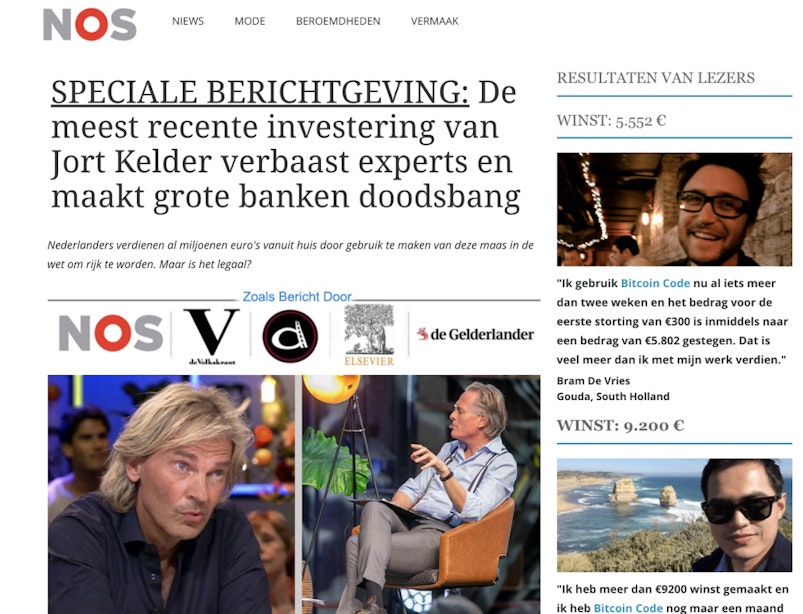 ‘Utrechts bedrijf achter frauduleuze bitcoinadvertenties’