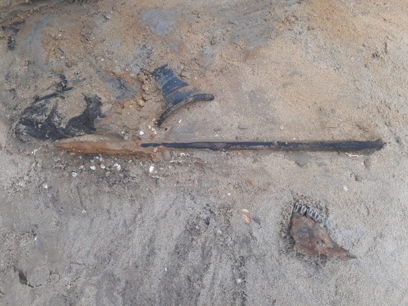 Romeinse wapens en mantelspelden gevonden in Leidsche Rijn