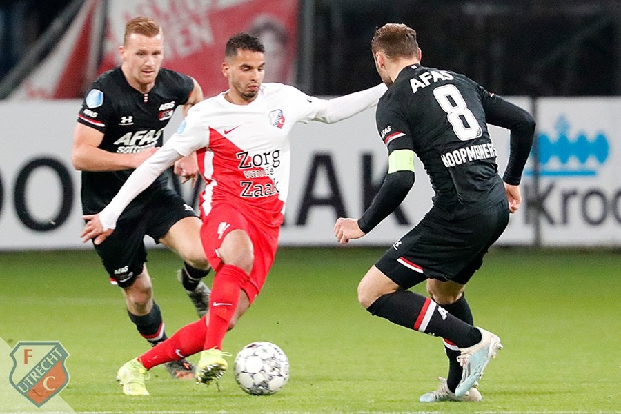 FC Utrecht ook niet opgewassen tegen nummer 2 AZ