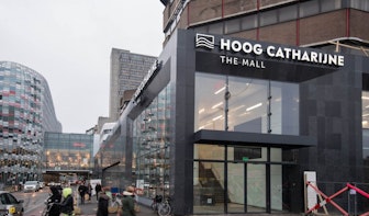 Nieuwe gevel Hoog Catharijne aan de Catharijnesingel bijna klaar