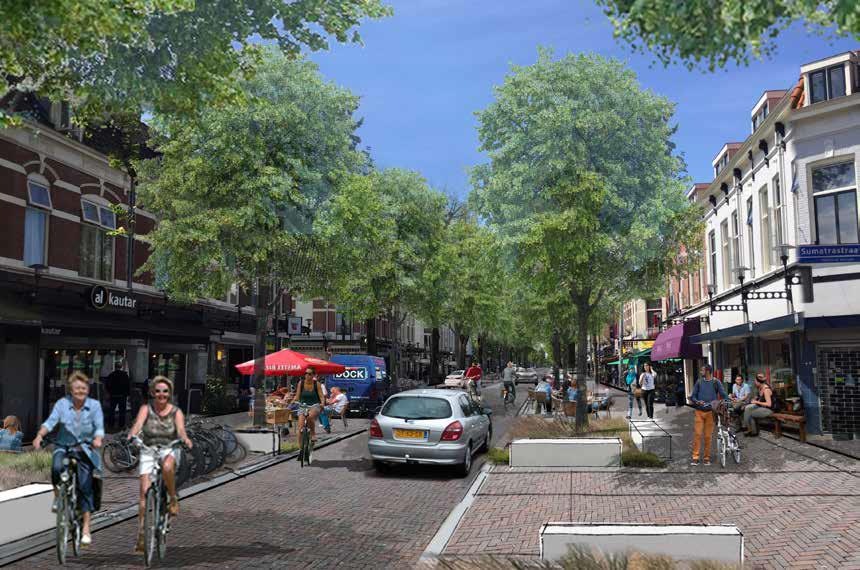 Definitief plan voor de Kanaalstraat in Utrecht bekend: eenrichtingsverkeer, 30 km/u en bredere stoepen