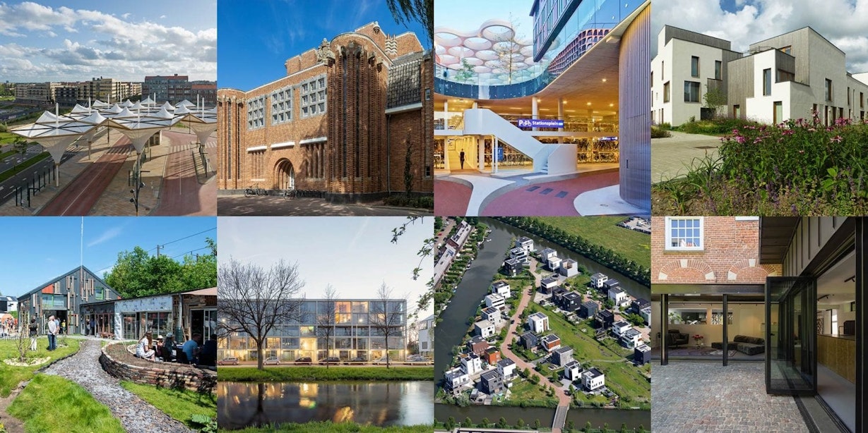 Dit zijn de acht genomineerde Utrechtse projecten die kans maken op de Rietveldprijs 2020