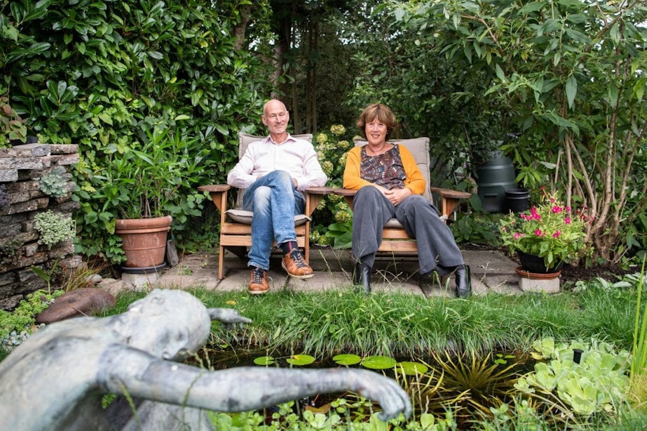 Zomer in Utrecht: Rob en Eeke maakten een paradijs in eigen tuin