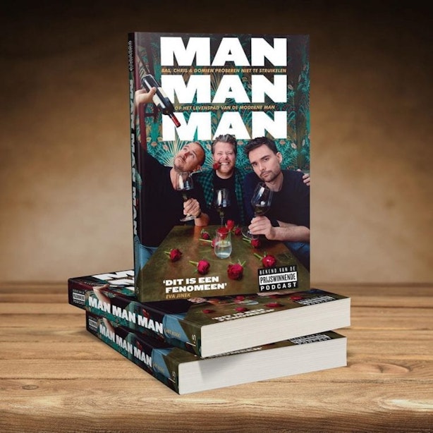 Utrechters van prijswinnende podcast ‘Man man man’ brengen boek uit