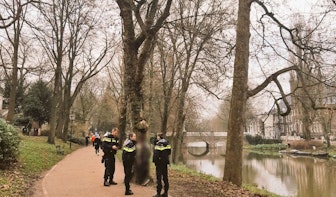Man valt uit boom langs singel in Utrecht en belandt in het water