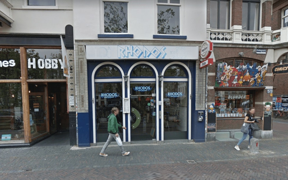Restaurant Rhodos aan de Oudegracht in Utrecht gaat de deuren weer sluiten