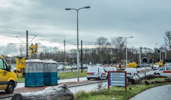 Tramverkeer op Uithoflijn ligt nog steeds stil na ongeval; Herstelwerkzaamheden begonnen