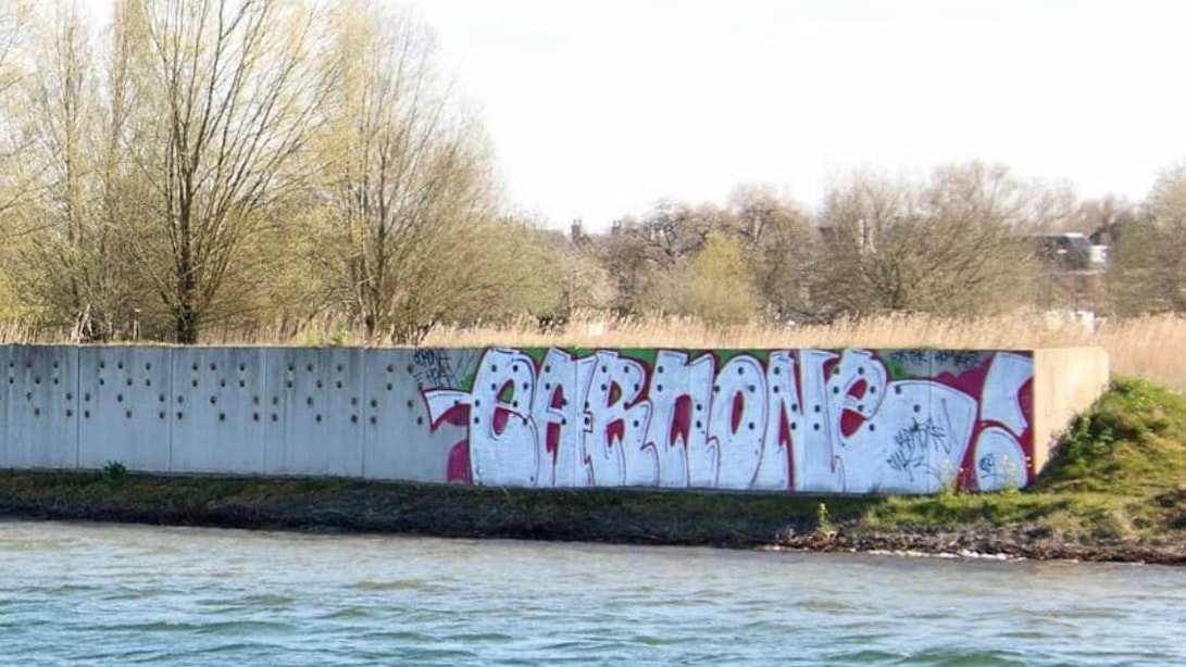 Utrechtse boswachter woedend over graffiti op nestwand Landgoed Haarzuilens