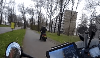 Video: Achtervolging motorscooter door politie Utrecht Noord