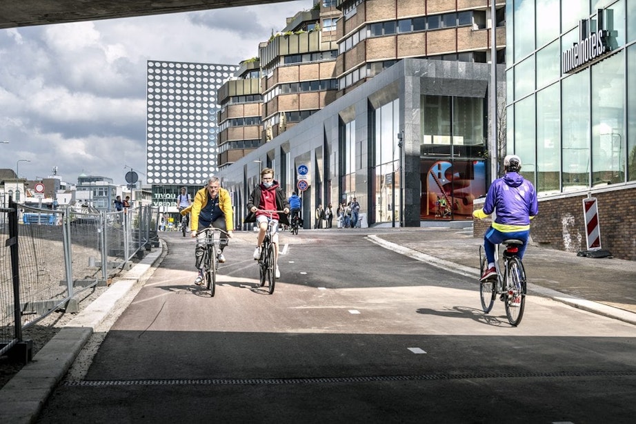 Werk aan Van Sijpesteijntunnel in Utrecht afgerond; fietsers hoeven niet meer om te rijden