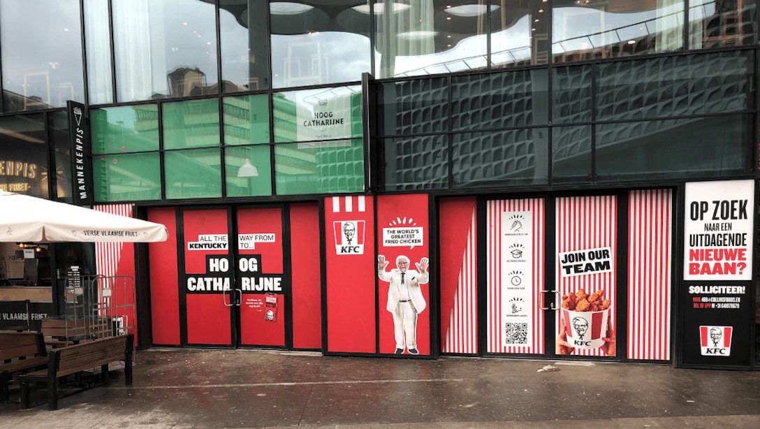 KFC opent nieuw restaurant aan Stationsplein in Utrecht