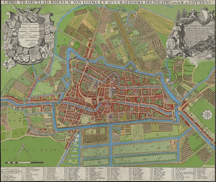 Marcus Laman blaast 17e-eeuwse plattegrond van Utrecht nieuw leven in