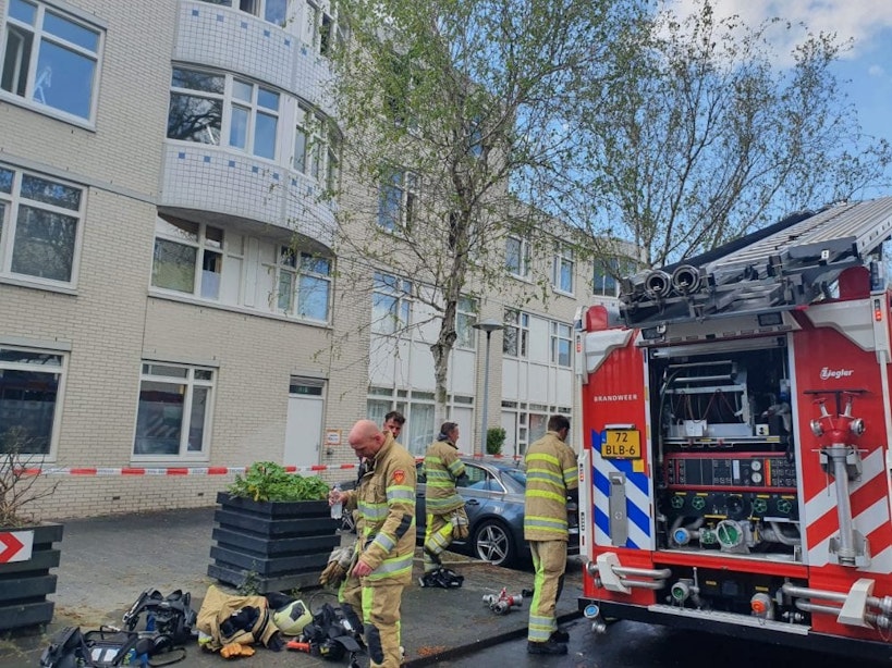 Uitslaande woningbrand aan Steven Butendiekplein in Utrecht
