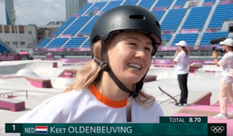 Utrechtse skateboarder Keet Oldenbeuving wordt twaalfde op Olympische Spelen