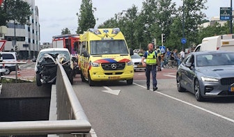 Zwaar ongeluk op Utrechtse Catharijnesingel; automobilist had harddrugs en lachgas op