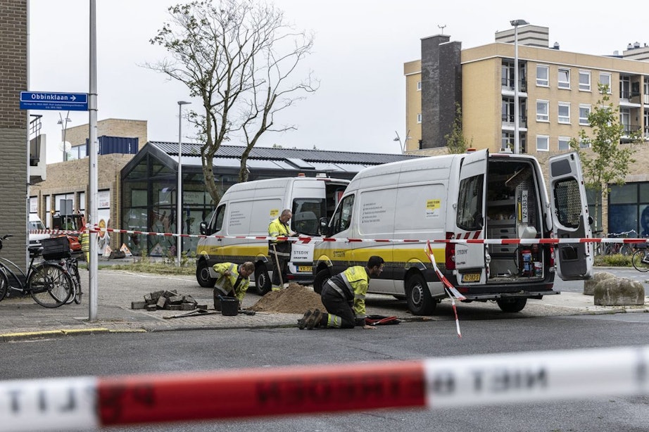 Woningen en winkelcentrum ontruimd vanwege gaslek aan de Utrechtse Obbinklaan
