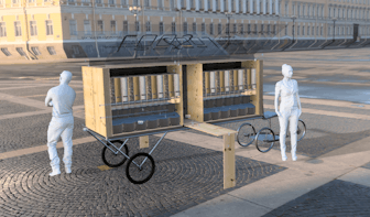 Jonge Utrechtse ondernemers ontwikkelen verpakkingsvrije supermarkt per fiets