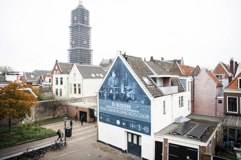 Utrecht heeft met deze nieuwe muurschildering in de Strosteeg alweer vierde muurformule