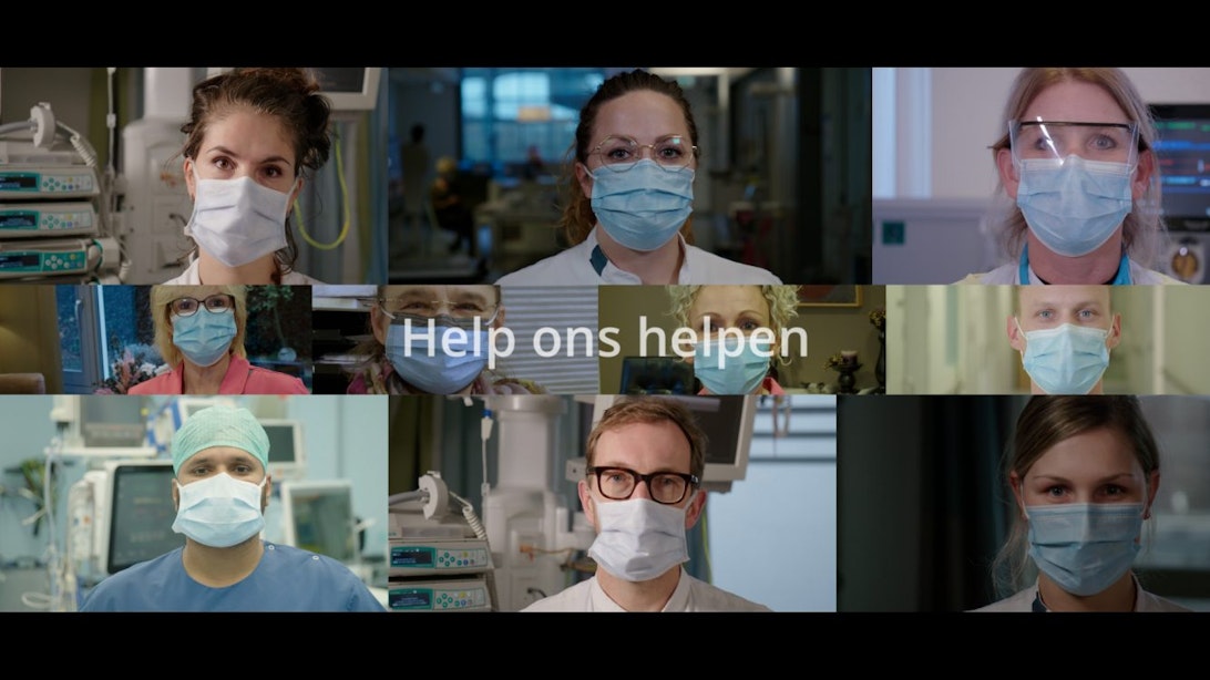 Utrechtse zorgverleners doen oproep in videoboodschap: ‘Help ons helpen’