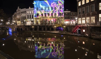 Vanaf vrijdag zijn ze weer terug: de kleurrijke lichtprojecties op gevels van gebouwen in Utrecht