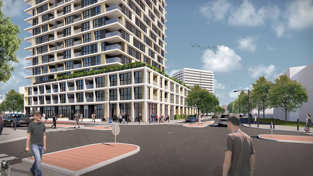 200 nieuwe appartementen aan de Utrechtse Beneluxlaan komen in zicht