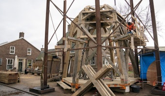 Eindelijk: de reconstructie van de historische stadskraan van Utrecht is bijna af