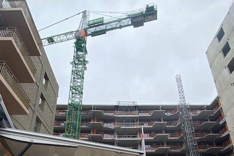 Bouw 178 sociale huurwoningen aan Utrechtse Romestraat bereikt hoogste punt