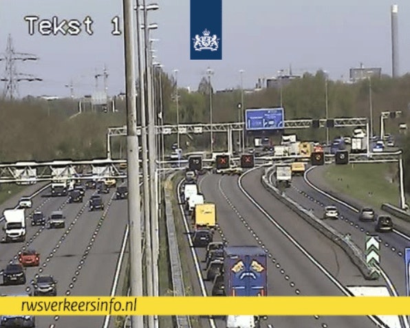 Deel van de snelweg A2 bij Utrecht afgesloten na ongeval