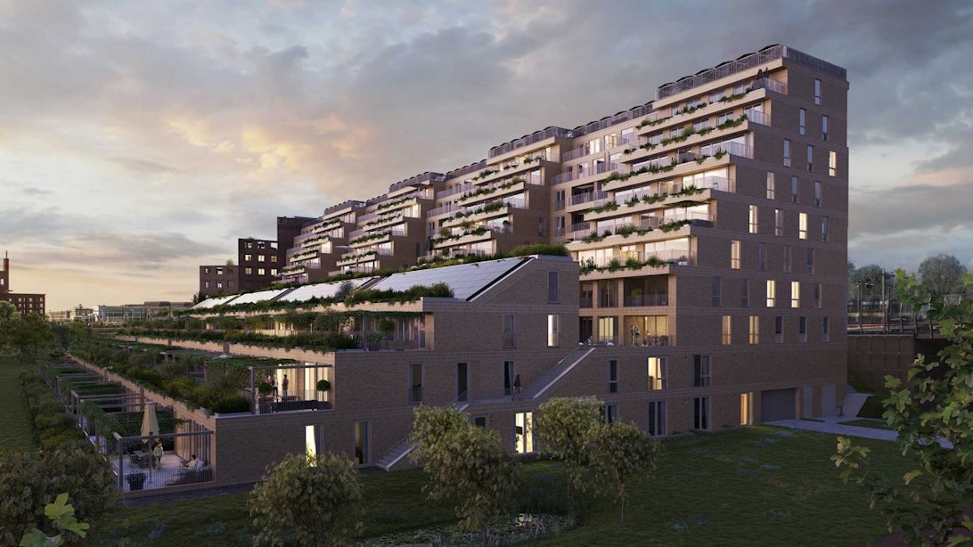 Eerste appartementen bijzonder terrassengebouw in Utrecht te koop; vanaf 570.000 euro