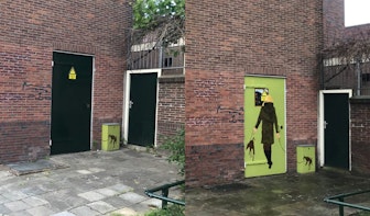 Kunstwerk op transformatorhuisje in Utrechtse Wulpstraat overgeschilderd door Stedin: ‘Ongelukkige samenloop’