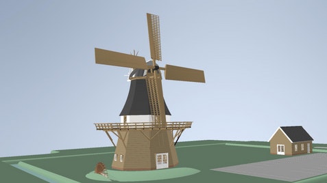 Verrijst deze traditionele molen straks aan de Haarrijnseplas in Utrecht?