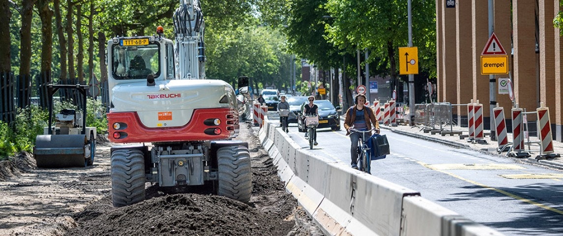 Catharijnesingel in Utrecht vanaf 20 juni een maand lang deels dicht voor alle verkeer