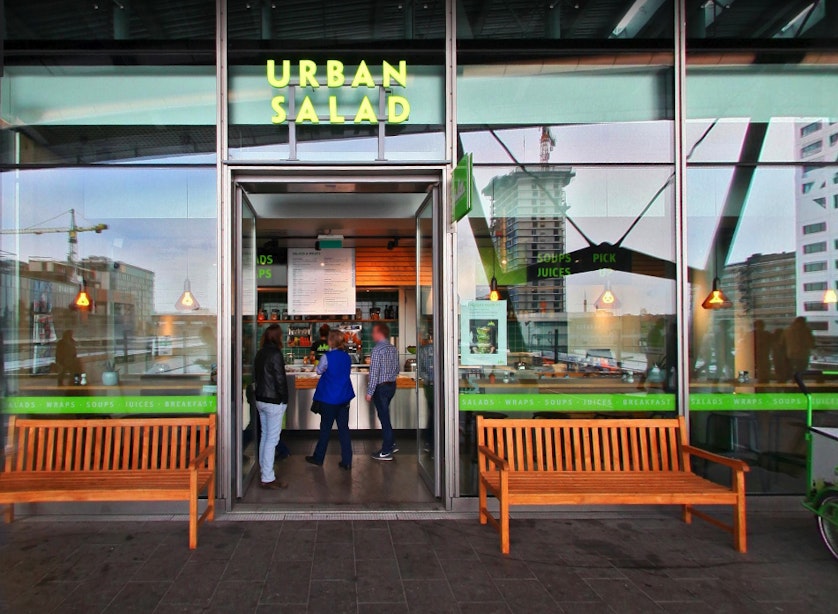 Filiaal Urban Salad aan Stationspassage in Utrecht gaat sluiten
