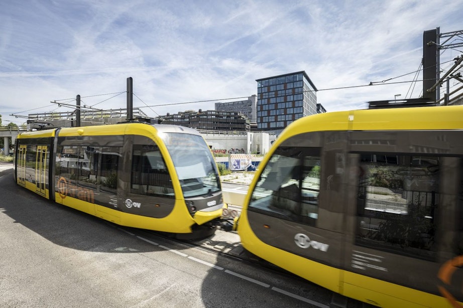 Tijdelijk geen trams tussen Utrecht Science Park en Utrecht Centraal vanwege onwel geworden reiziger