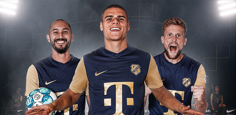 FC Utrecht presenteert blauw met goudkleurig derde tenue voor dit seizoen