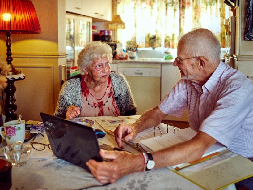 Maarten van Baaren is financieel vrijwilliger bij mevrouw Block: ‘Het vrijwilligerswerk houdt me scherp’