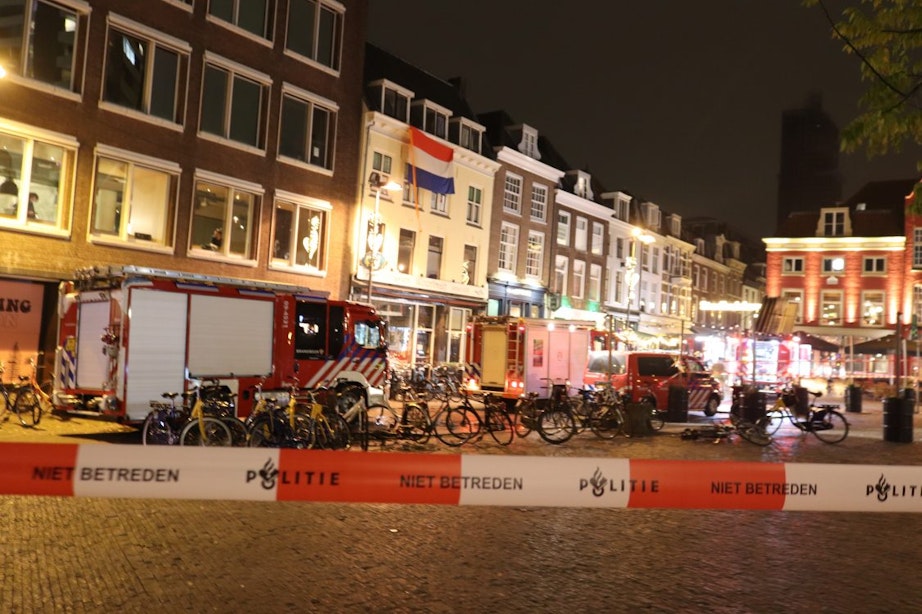 Grote brand in Italiaans restaurant aan de Schoutenstraat in Utrecht