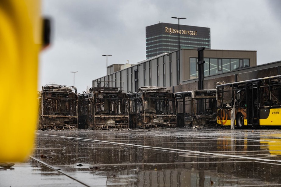 Ondanks twaalf uitgebrande bussen rijdt U-OV weer volgens dienstregeling in Utrecht