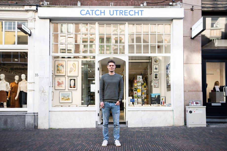 Ondernemer uitgelicht: Pim Enthoven is eigenaar van kunstwinkel Catch Utrecht