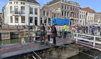 De sluisdeuren voor vissen kunnen worden geopend; visdeurbel bij Weerdsluis in Utrecht vanaf nu live