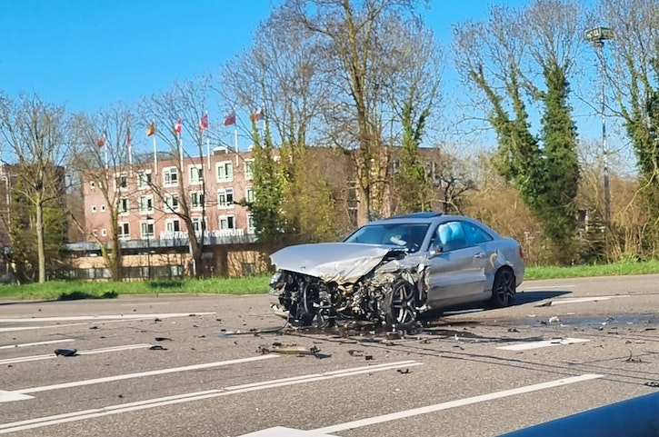 Automobilist die zondag crashte bij Berekuil in Utrecht werd achtervolgd door politie