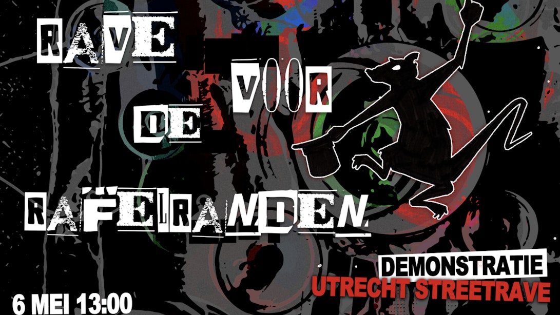 Met demonstratieve rave door Utrecht vraagt organisatie aandacht voor ‘onmisbare rafelranden’ van de stad