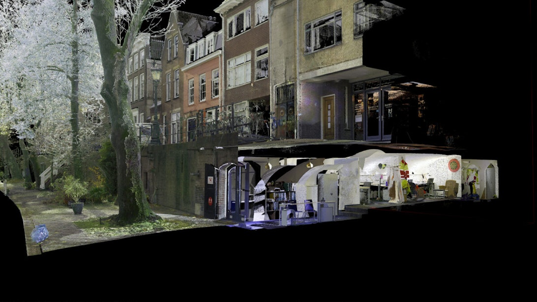 Vier Utrechtse werfkelders aan de Oudegracht in 3D in kaart gebracht