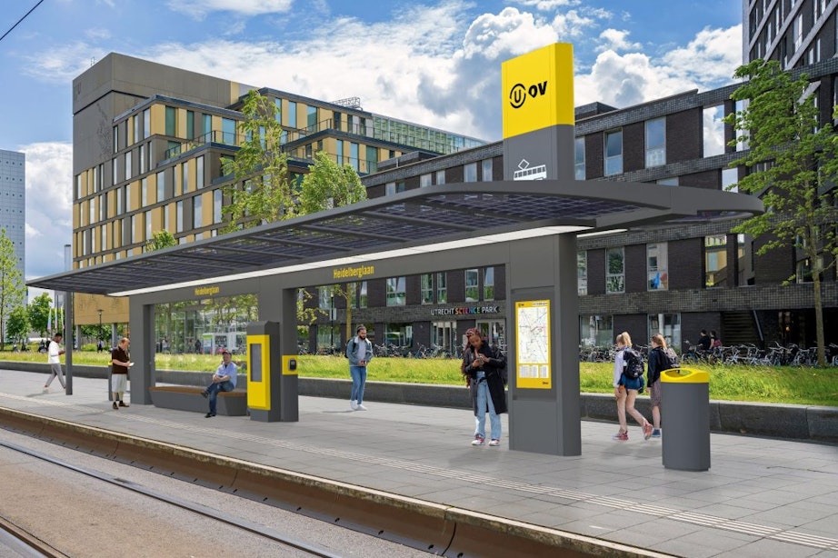 Tramhaltes op Uithoflijn in Utrecht worden komende zomer vernieuwd