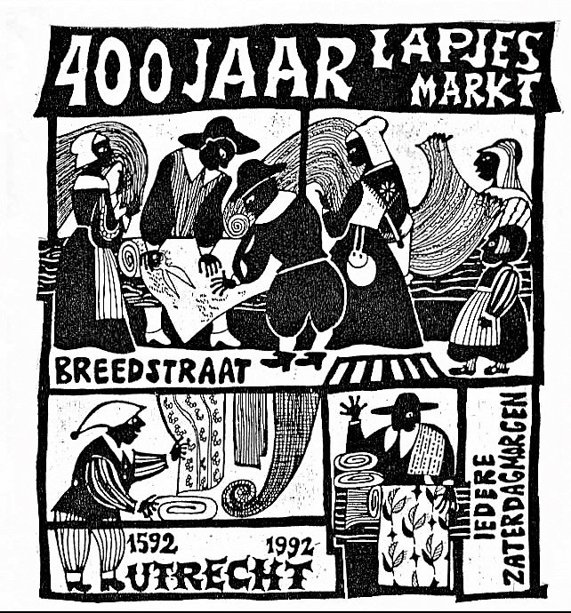 400 jaar Lapjesmarkt (foto Het Utrechts Archief)